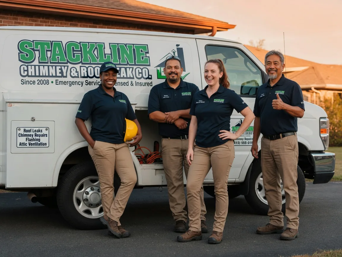 Chimney flashing repair company in Lewisburg, OH